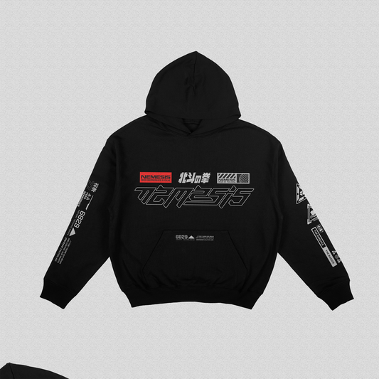 FIST OF THE NORTH STAR HOODIE (RED PRINT)